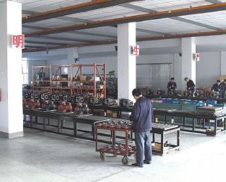 總裝車(chē)間一角